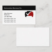 Classy Automotive Services Business Card-sjabloon Visitekaartje (Voorkant / Achterkant)