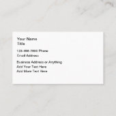 Classy Automotive Services Business Card-sjabloon Visitekaartje (Achterkant)