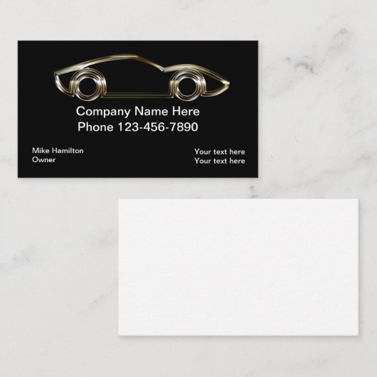 Classy Automotive Thed Visitekaartje (Voorkant / Achterkant)