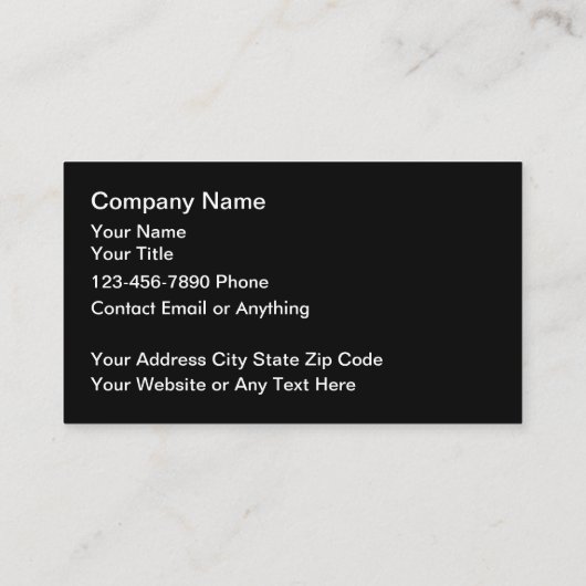 Classy Automotive Thema Visitekaartjes (Achterkant)