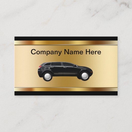 Classy Automotive Thema Visitekaartjes (Voorkant)