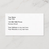 Classy Automotive Thema Visitekaartjes (Achterkant)