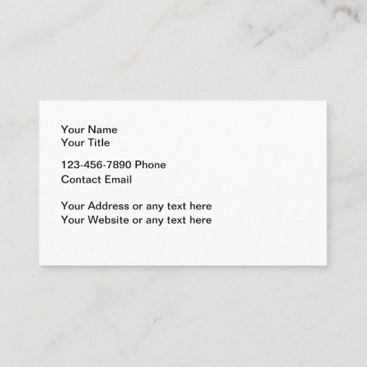 Classy Automotive Thema Visitekaartjes (Achterkant)