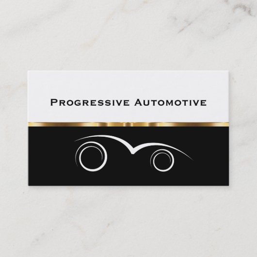 Classy Automotive Theme Visitekaartje (Voorkant)