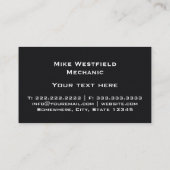 Classy Automotive Theme Visitekaartje (Achterkant)