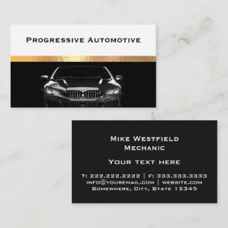 Classy Automotive Theme Visitekaartje