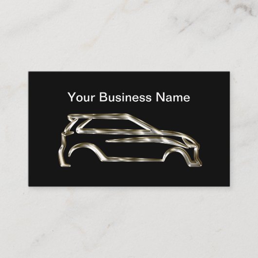 Classy Automotive Visitekaartje Cool Design (Voorkant)