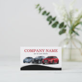 Classy autoverkoop autodealer dealerschap visitekaartje (Staand voorkant)