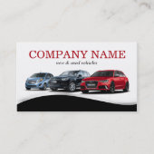 Classy autoverkoop autodealer dealerschap visitekaartje (Voorkant)