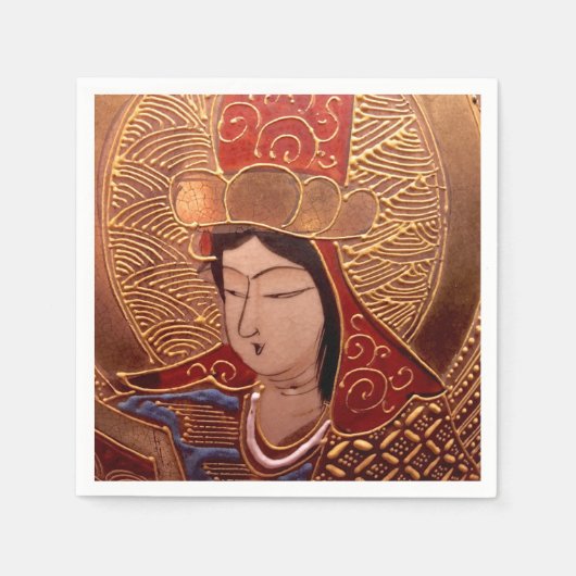 Classy Aziatische vrouw Papieren servetten (Voorkant)