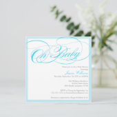 Classy Baby shower Kaart (Staand voorkant)