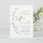 Classy Baby's Breath Kaart (Staand voorkant)