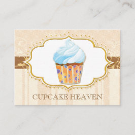 Classy Bakery Cupcake Beige Visitekaartje