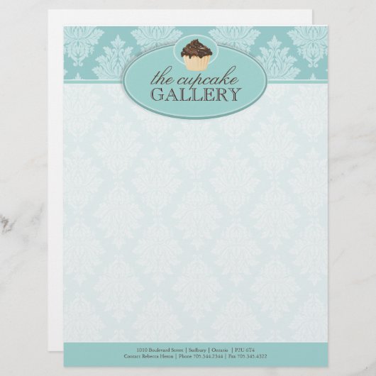 Classy Bakery Letterhead Briefhoofd Ontwerp (Voorkant / Achterkant)