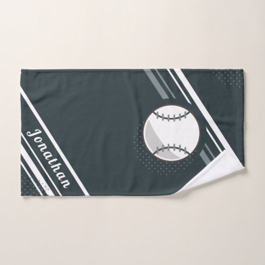 Classy Baseball Player Coach Gift Personated Handdoek (Handdoek)
