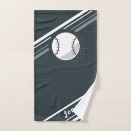 Classy Baseball Player Coach Gift Personated Handdoek
