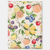 Classy beautiful botanical pattern beige magneet (Voorkant)