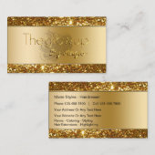 Classy Beauty Hairdresser Visitekaartjes (Voorkant / Achterkant)