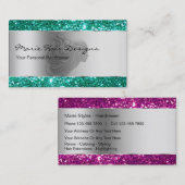 Classy Beauty Hairdresser Visitekaartjes (Voorkant / Achterkant)