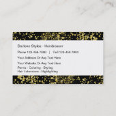 Classy Beauty Hairdresser Visitekaartjes (Achterkant)