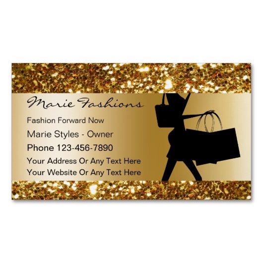 Classy Beauty Mode Magnetisch Visitekaartje (Voorkant)