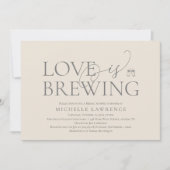 Classy Beer Party Vrijgezellenfeest, Liefde is bro Kaart (Voorkant)