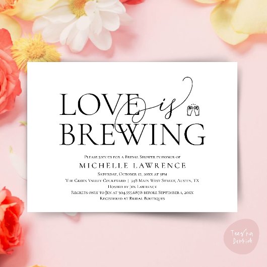 Classy Beer Party Vrijgezellenfeest, Liefde is bro Kaart