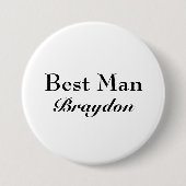 Classy Best Man Button (Voorkant)