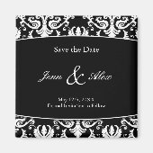 Classy Bewaar de datum Bruiloft Magneet (Voorkant)