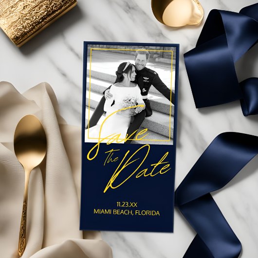 Classy Bewaar de Datum Uitnodiging Vastleggen Onze