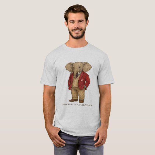 Classy Big Al; University of Alabama Game Day Shir T-shirt (Voorkant volledig)