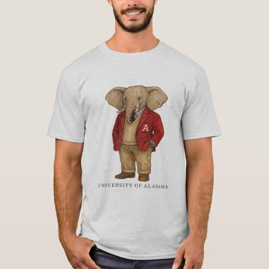 Classy Big Al; University of Alabama Game Day Shir T-shirt (Voorkant)