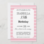 Classy Birthday Girl Kaart (Achterkant)