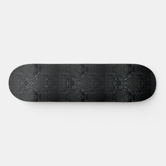 CLASSY BLACK BAROQUE CREST SKATEBOARD (Horizontaal)