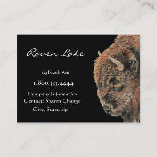 Classy Black Bison, Buffalo Visitekaartje