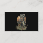 Classy Black Bison, Buffalo Visitekaartje (Achterkant)