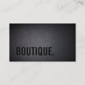 Classy Black Boutique Minimalist Elegant Visitekaartje (Voorkant)