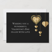 Classy Black en Gold, de G in LGBTQ-Valentijn (Achterkant)