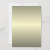 Classy Black en Gold Starlights Kaart (Achterkant)