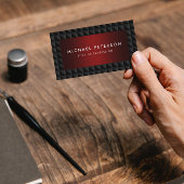 Classy Black en Red Visitekaartje