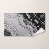 Classy Black en Silver Gypsy Coin Scarf Bad Handdoek (Handdoek)