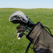 Classy Black en Silver Gypsy Scarf Golfheadcover (Insitu)