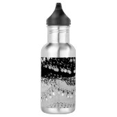 Classy Black en Silver Gypsy Scarf Waterfles (Rechts)