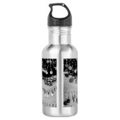 Classy Black en Silver Gypsy Scarf Waterfles (Achterkant)