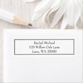 Classy Black en White Etiket (Insitu)