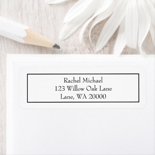 Classy Black en White Etiket (Insitu)