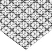 Classy Black en white Shippo Pattern Korte Tafelloper (Hoek)