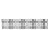 Classy Black en white Shippo Pattern Korte Tafelloper (Horizontaal)