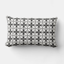 Classy Black en white Shippo Pattern Kussen