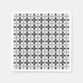 Classy Black en white Shippo Pattern Servet (Voorkant)
